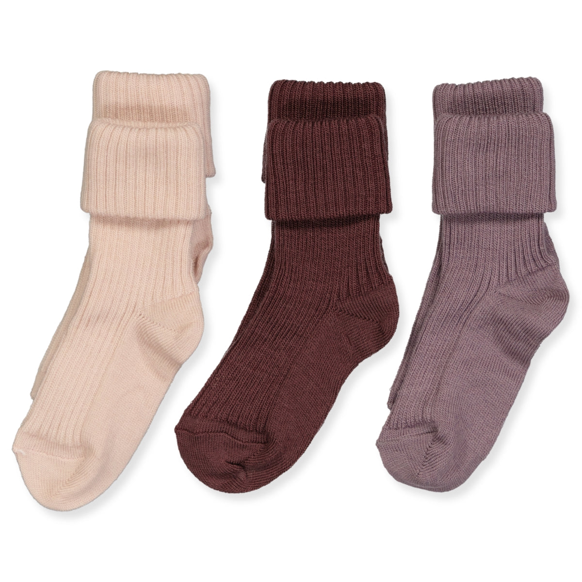 3-pack rib wool socks