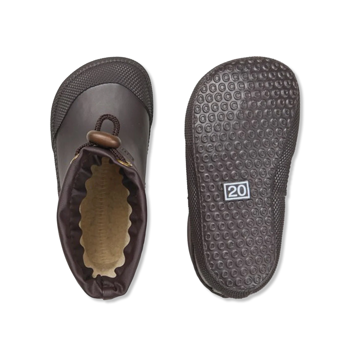 Malik dark brown Gummistiefel