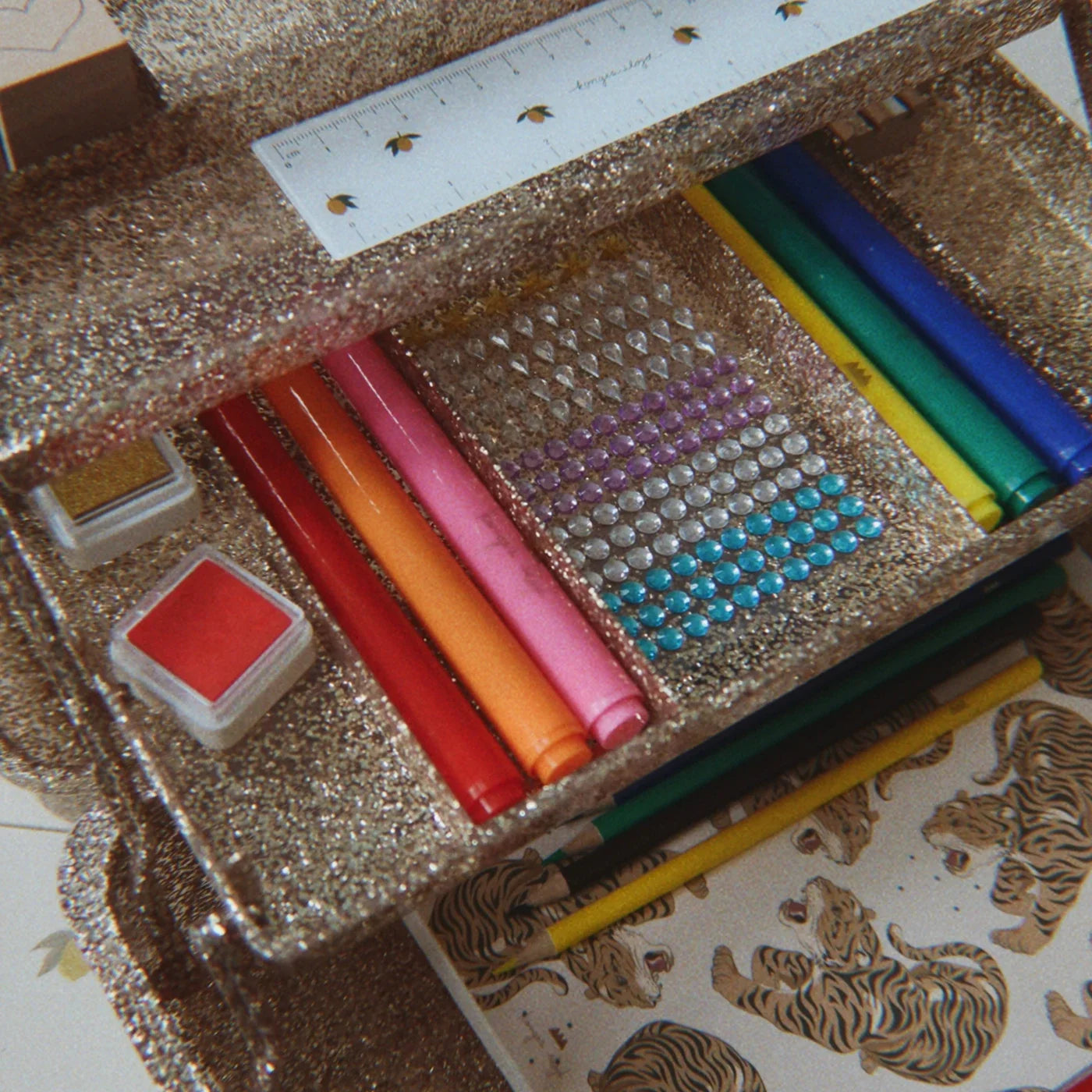 Creative art caddy Craft box
