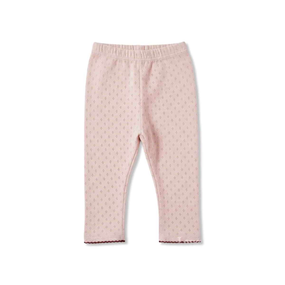 Pointelle blush Leggings