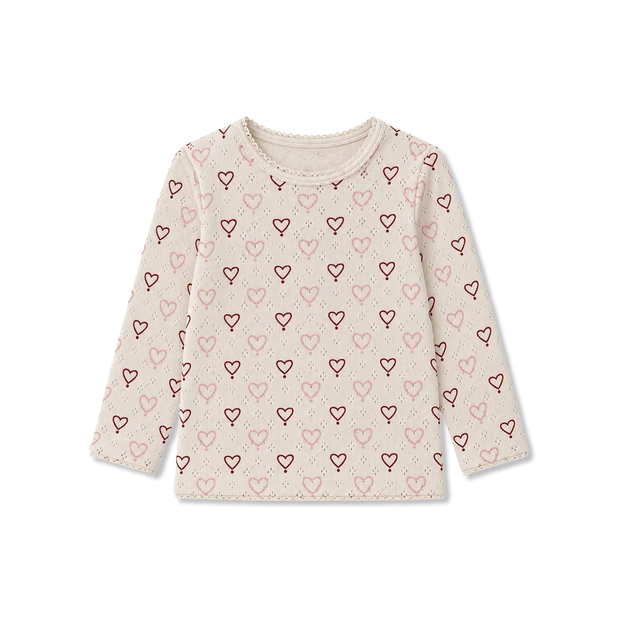 Pointelle Bluse