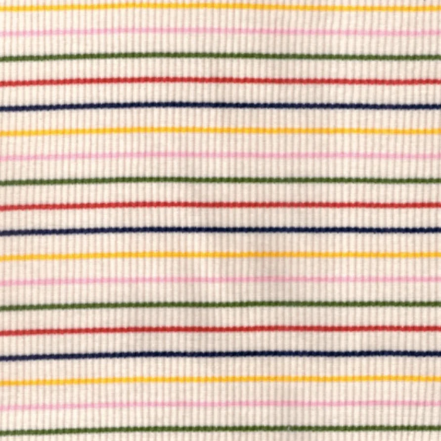 Rib  rainbow Blouse