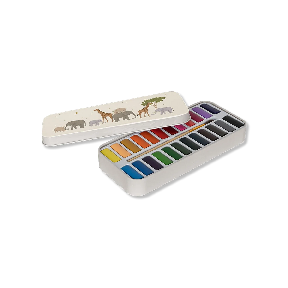 Water colors tin box Wasserfarben