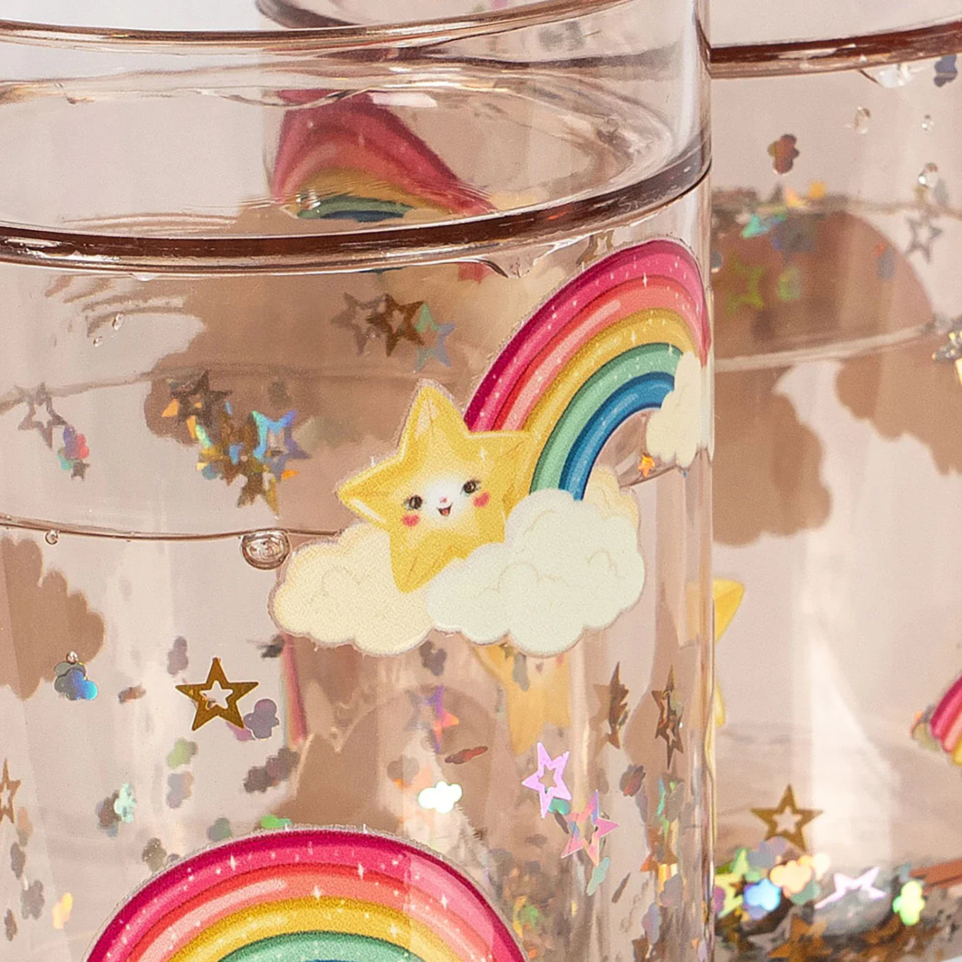 Glitter Becher